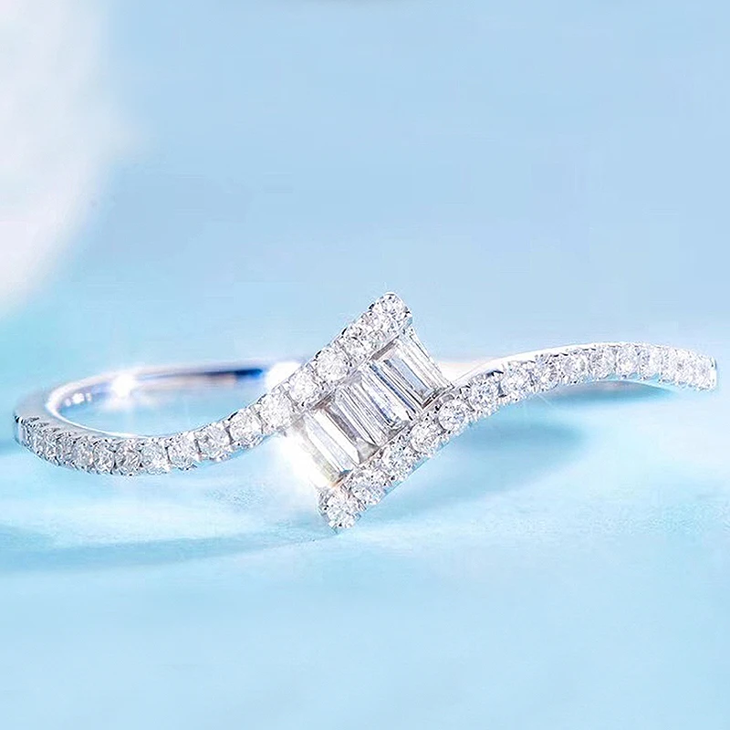Натуральный бриллиант сплошной 18k Белое Золото 0 168 cttw натуральный легкий