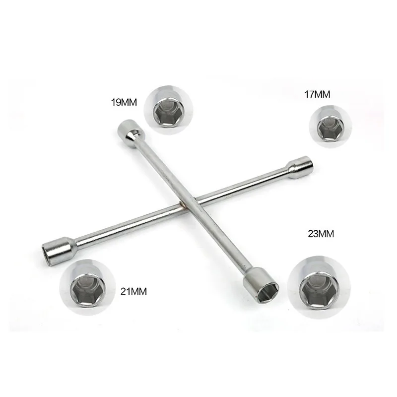 

Car Tire Cross Wrench Auto Tyre Remover Socket High Carbon Steel Wrench Hand Balloon Repair Tools Plug Kit Car Accessories