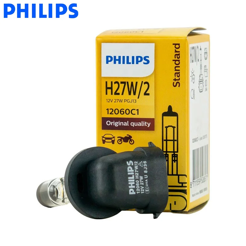Philips 881 H27W/2 PGJ13 Vision 12 в 27 Вт оригинальный Стандартный Светильник автомобильная
