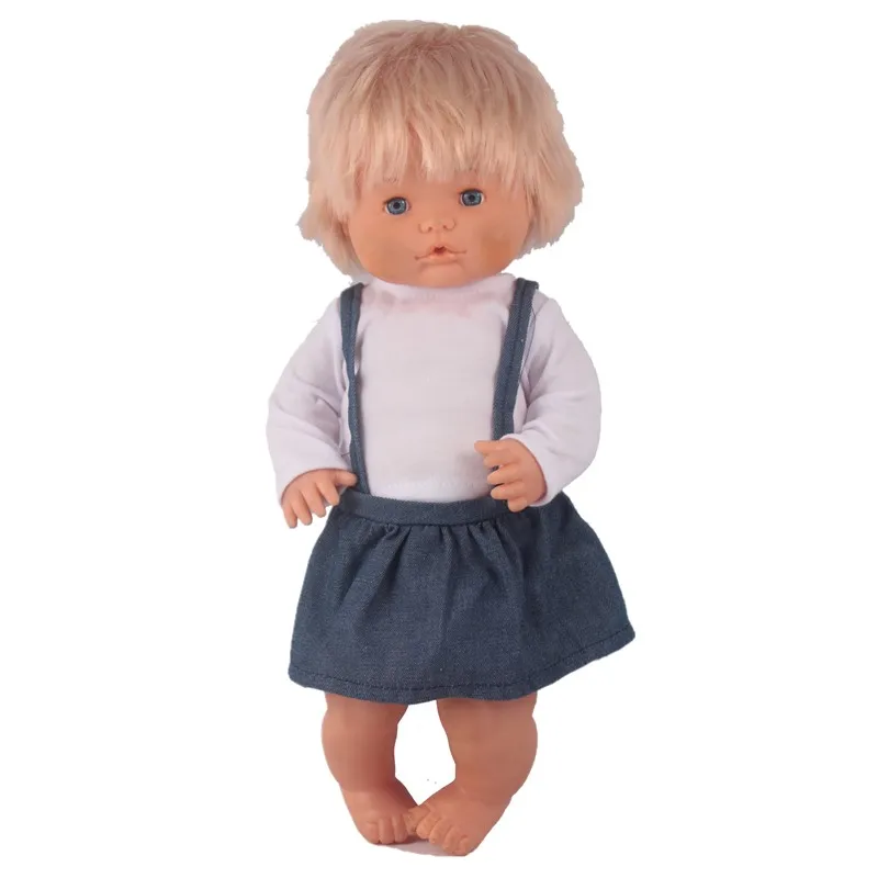 Одежда для кукол, 41 см, Nenuco Doll Nenuco y su Hermanita, 6 стилей, комбинезон, розовый комбинезон, наряды для куклы 16 дюймов - Цвет: 02