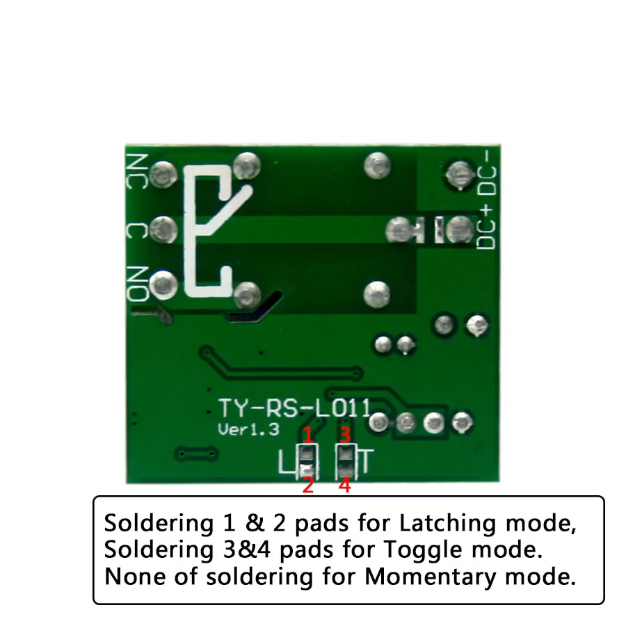 Беспроводной пульт дистанционного управления 12 В постоянного тока 1 канал