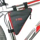 Треугольная велосипедная передняя рама велосипеда мешочек с держателем седло треугольная сумка держатель рамы Аксессуары для велосипеда
