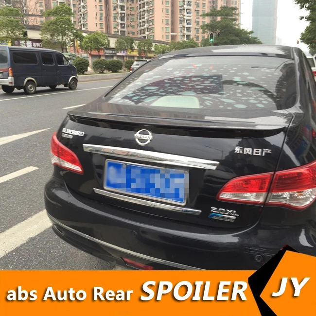Для NISSAN Sentra спойлер 2008 2016 высокого качества ABS Материал заднее крыло автомобиля
