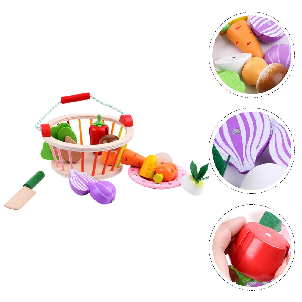 

1 Set Kids Educational Toys Vegetable Playthings Simulation Vegetable Toys