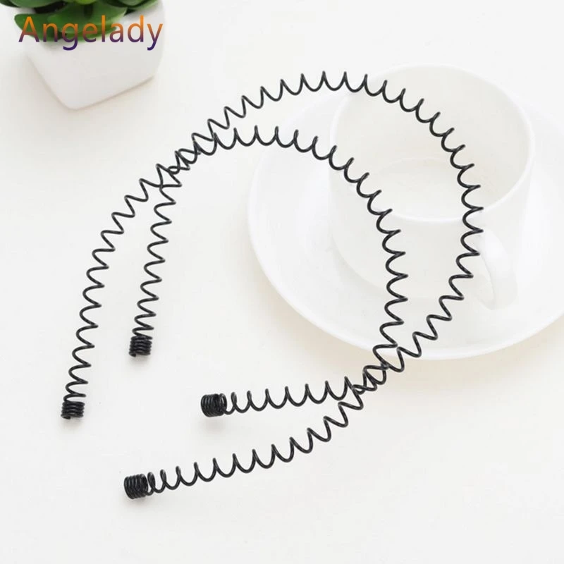 Весенняя повязка на голову невидимая для мужчин и женщин металлическая черная