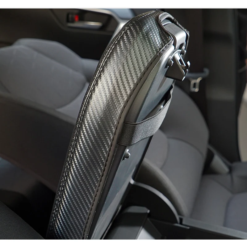 

Armrest Cover Carbon Fiber Leather Central Control Armrest Pad Anti-dirty For Toyota RAV4 RAV-4 2020 2021 2019 Accessories
