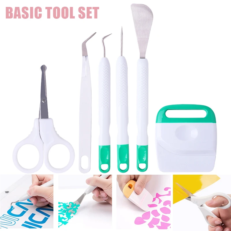 

DIY Cardstock Crafting Basic Tools Kit Craft Vinyl Weeding Tools Set Silhouette Embossed Wording Tool For Cricut Maker Silhouett
