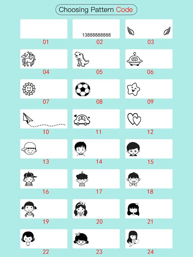Sello personalizado para beb&eacute;, ni&ntilde;o y ni&ntilde;a, Juguetes DIY para ni&ntilde;o, pegatina personalizada, sello de nombre, ropa de estudiante, cap&iacute;tulo No se desti&ntilde;e, seguridad 05-4