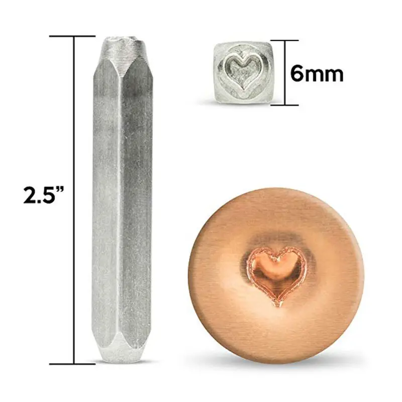 

3Pcs Star Moon Cross Metal Punch Stamping Tool Leather Wood Jewelry Making Tools