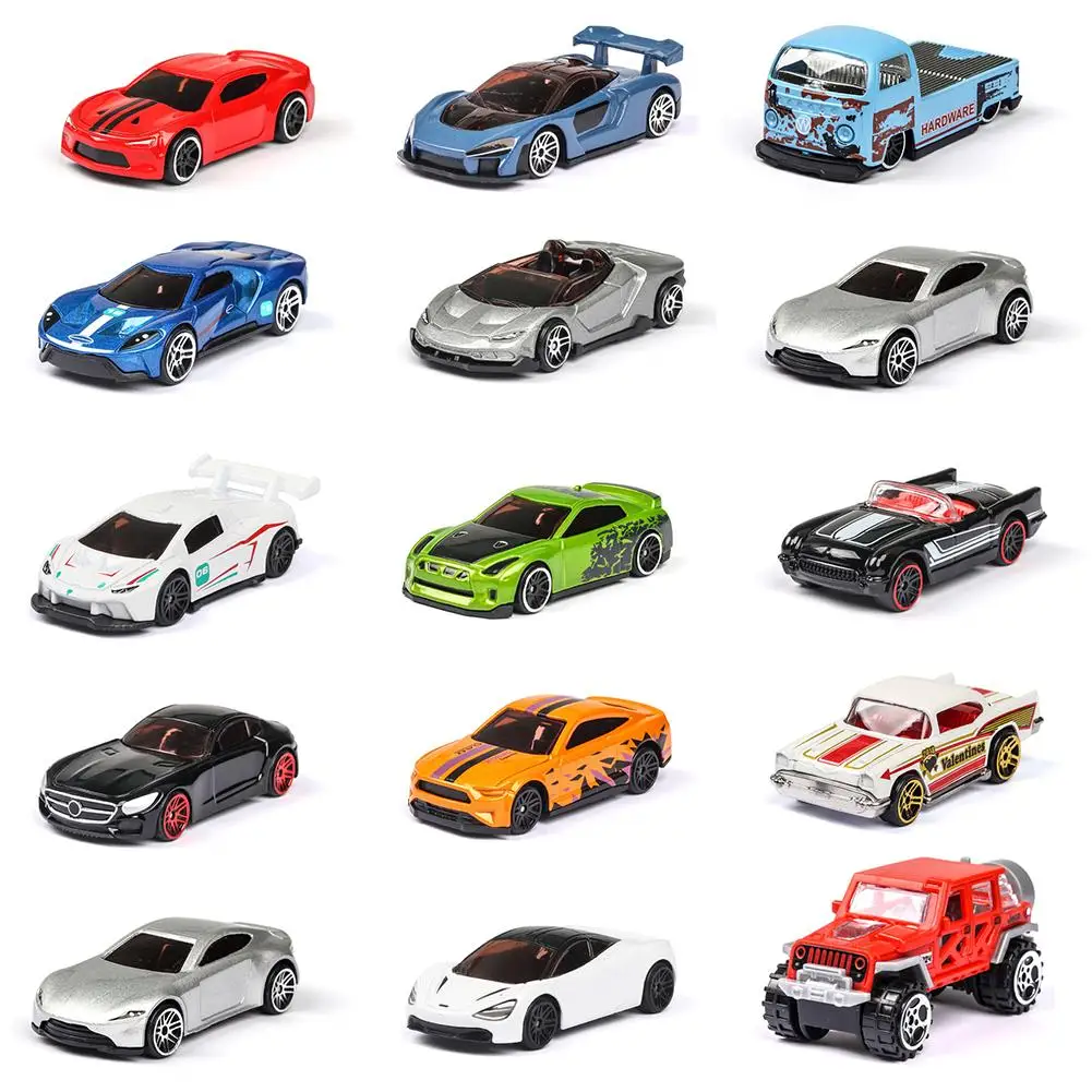 

5Pcs/Set Diecast Simulation 1:64 Mini kids Toy Car Vehicle Sliding Alloy Car Model Set Multi-style Gift Toys For Children