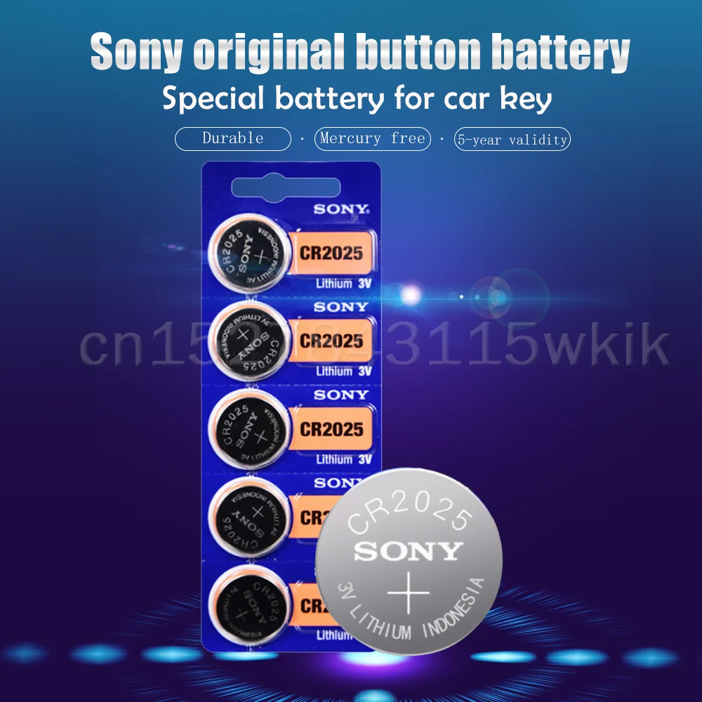 Часовая батарейка Sony CR2025 3 в 5 шт.|Часовые батарейки| |