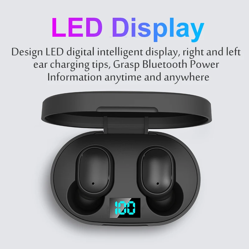 Мини Bluetooth наушники с 280 мАч зарядным устройством ушной пинцет-USB кабель