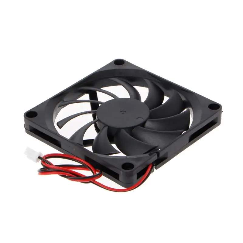 

24V 2-Pin 80x80x10mm PC Computer CPU System Heatsink Brushless Cooling Fan 8010 R91A