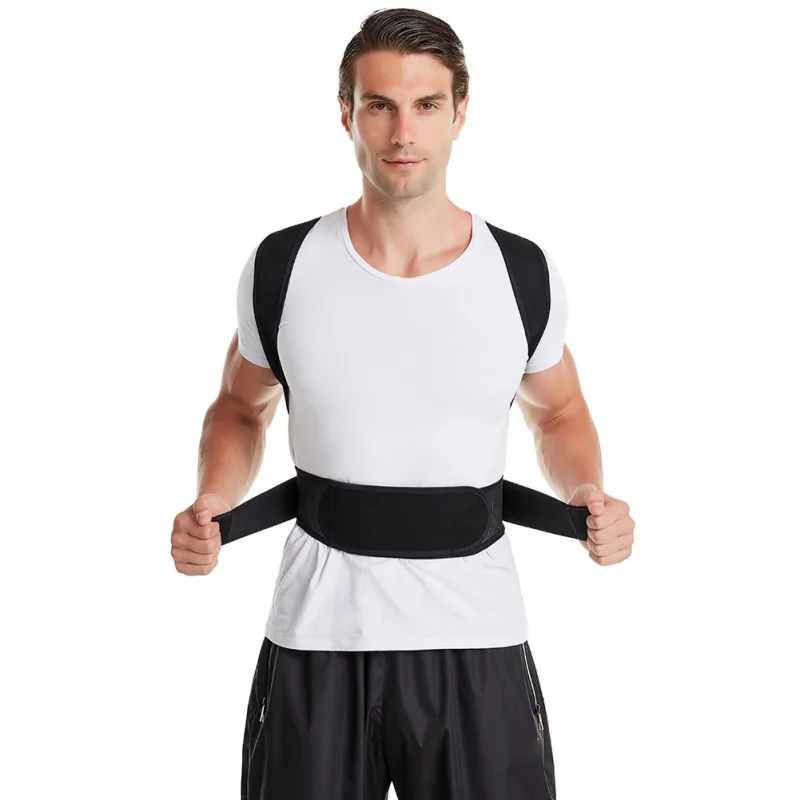 

Adult Back Correction Belt Adjustable Posture Corrector Back Shoulder Support Correction Spine Health Fixer Tape I