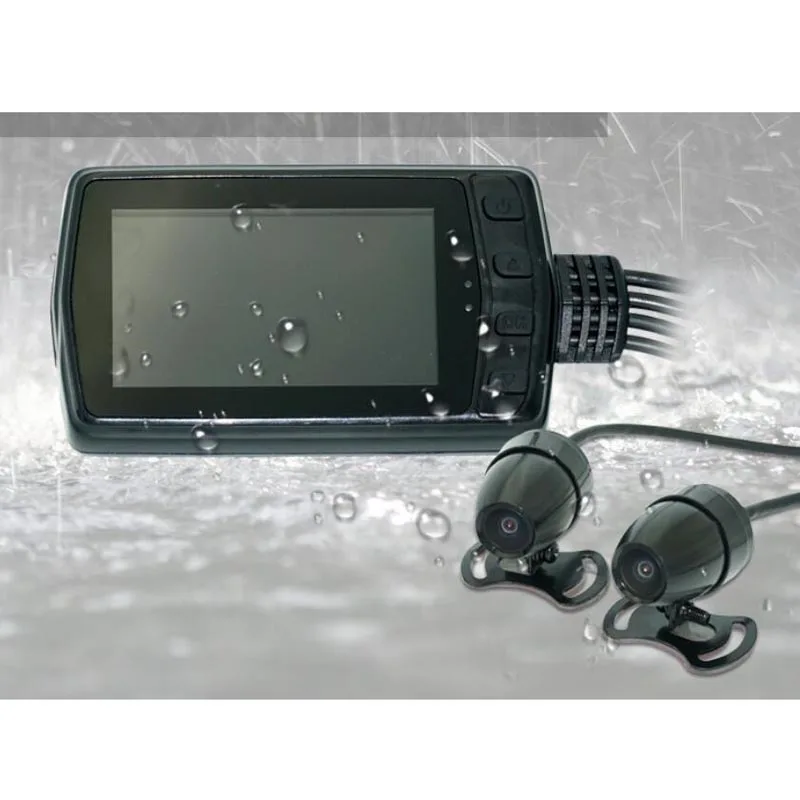 Видеорегистратор мотоциклетный с GPS Wi Fi 3 дюйма 160 градусов HD 1920P| |
