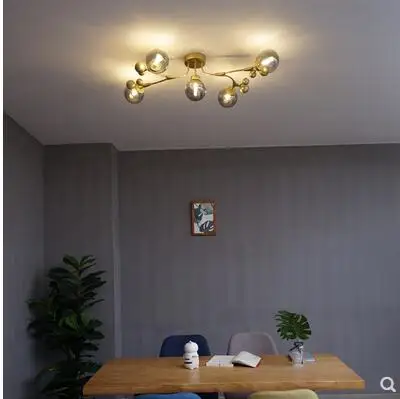 Роскошный романтический потолочный светильник в скандинавском стиле для