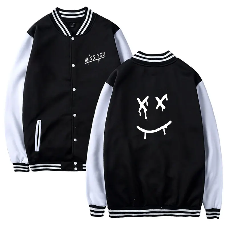 

New Miss You Louis Tomlinson Jacket Coat Men Women Fashion Autumn Winter Casual Baseball Jacket Men's Smiling FaceJacket