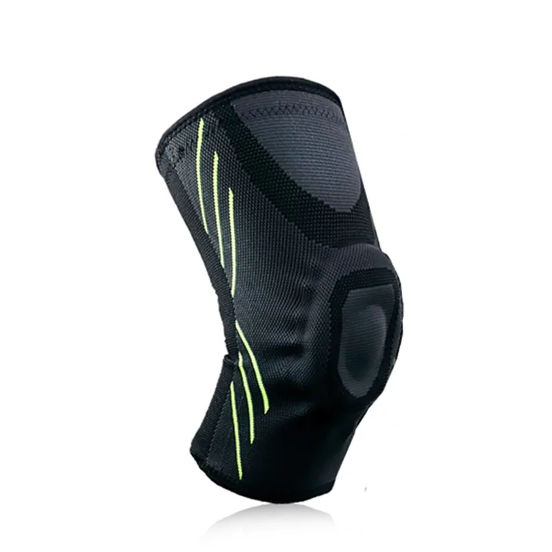 1 PCS Эластичный Силиконовый наколенник Patella с нескользящей Силиконовой полоской, артрит, мужской разрыв, совместное обезболивание, наколенник - Цвет: 1 PCS