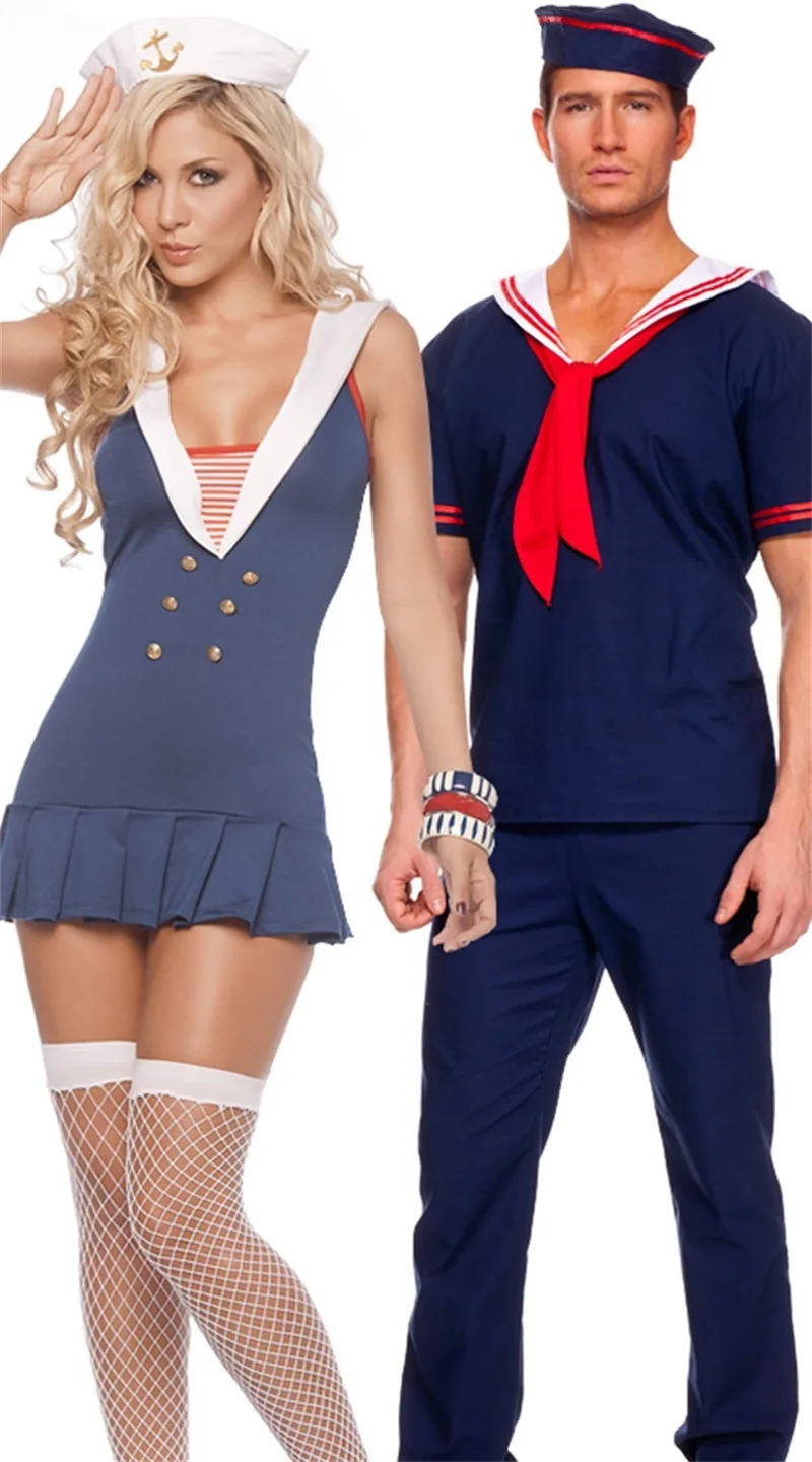 Sexy Suit Cosplay Role Clothes Sailor Costume Men's Navy Uniform Factory Outlet halloween costumes for men adult | Тематическая