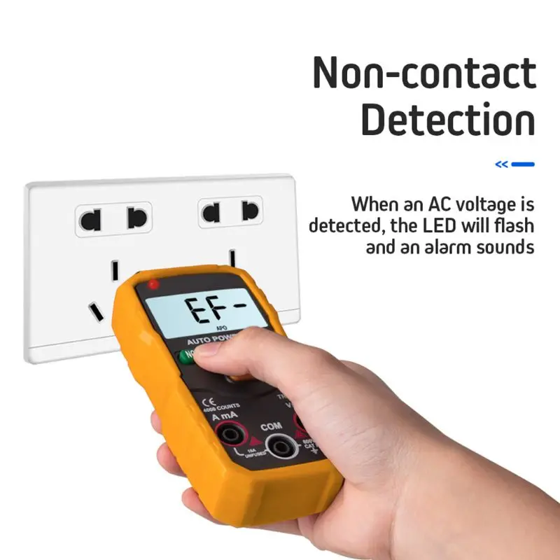 XL830L Цифровой мультиметр портативный ЖК-дисплей подсветка AC/DC Амперметр Вольтметр Сопротивление транзистор ом тестер метр Многофункциональный