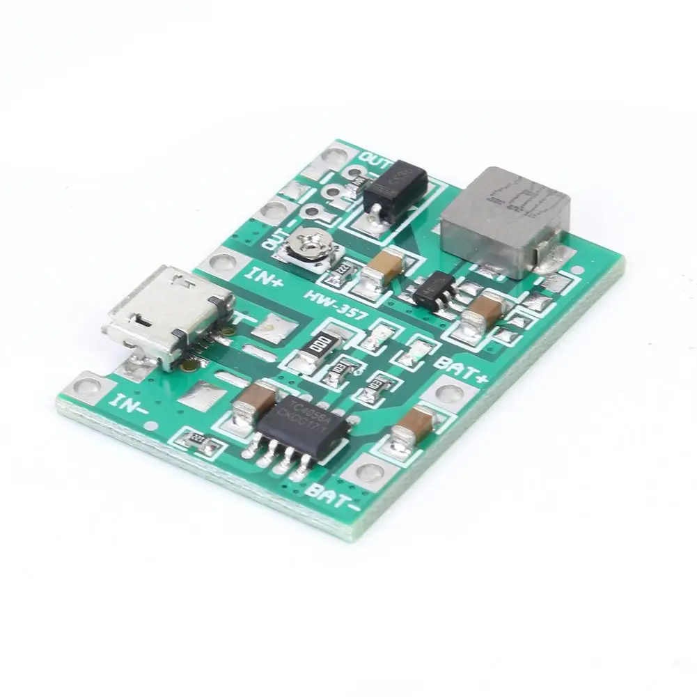 3 7 в 9 5 регулируемая плата PCB Step Up 18650 литий-ионная батарея Зарядка разрядка блок