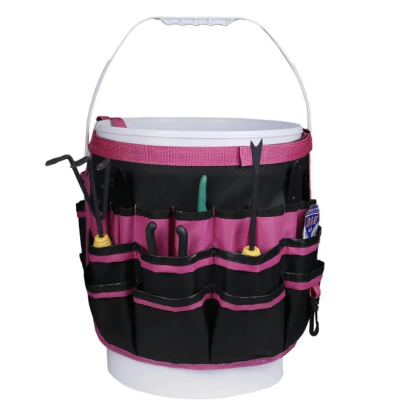 

Garden Tool Bag Organizer Multifunctional Portable Tool Storage Green Oxford Wall Hanging Storage Bags Pockets For Home Garden