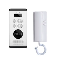 joytimer interphone audio work with multi apartment intercom with rfid card access keypad for password unlock