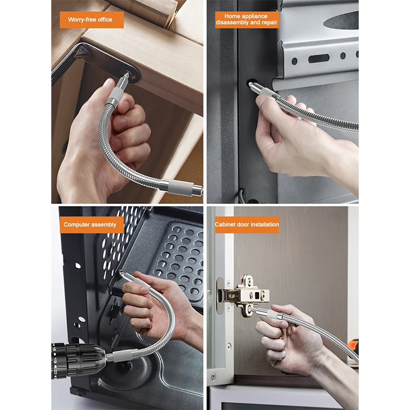 Универсальный удлинитель для шуруповерта с мягким валом 1/4 дюйма | Инструменты