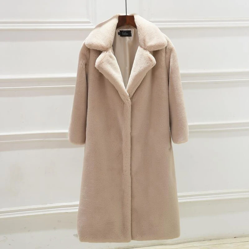 Новинка 2021 пушистое пальто ZADORIN из искусственного кроличьего меха роскошное