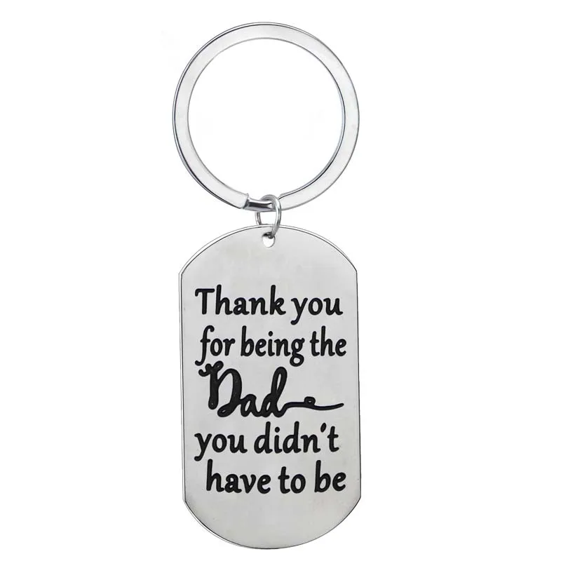 Брелок для ключей из нержавеющей стали с собачьим ярлыком. Спасибо за то что вы