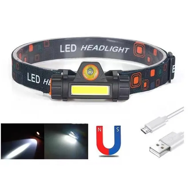 

2021 New Headlight, Trendy, Rechargeable, with Usb, 1 LED Light with IMA Waterproof Beacon, Portable Sports Products Home