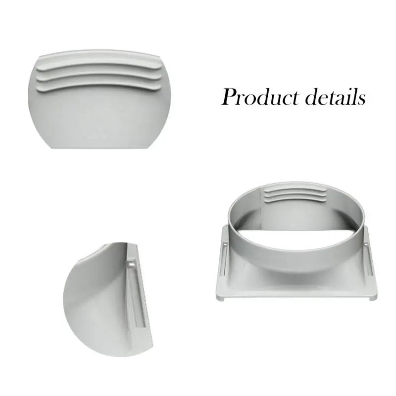 

Portable Air Conditioning Body Exhaust Duct Interface ABS Home Air Conditioner Parts Exhaust Pipe Connector