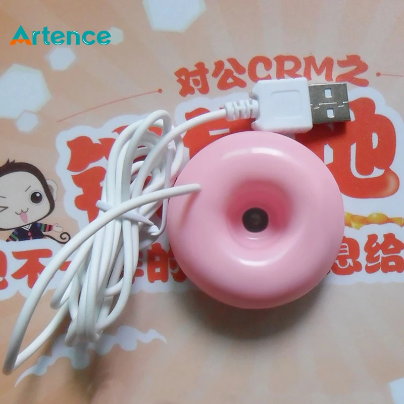 Мини Портативный usb увлажнитель воздуха с пончиками очиститель арома диффузор