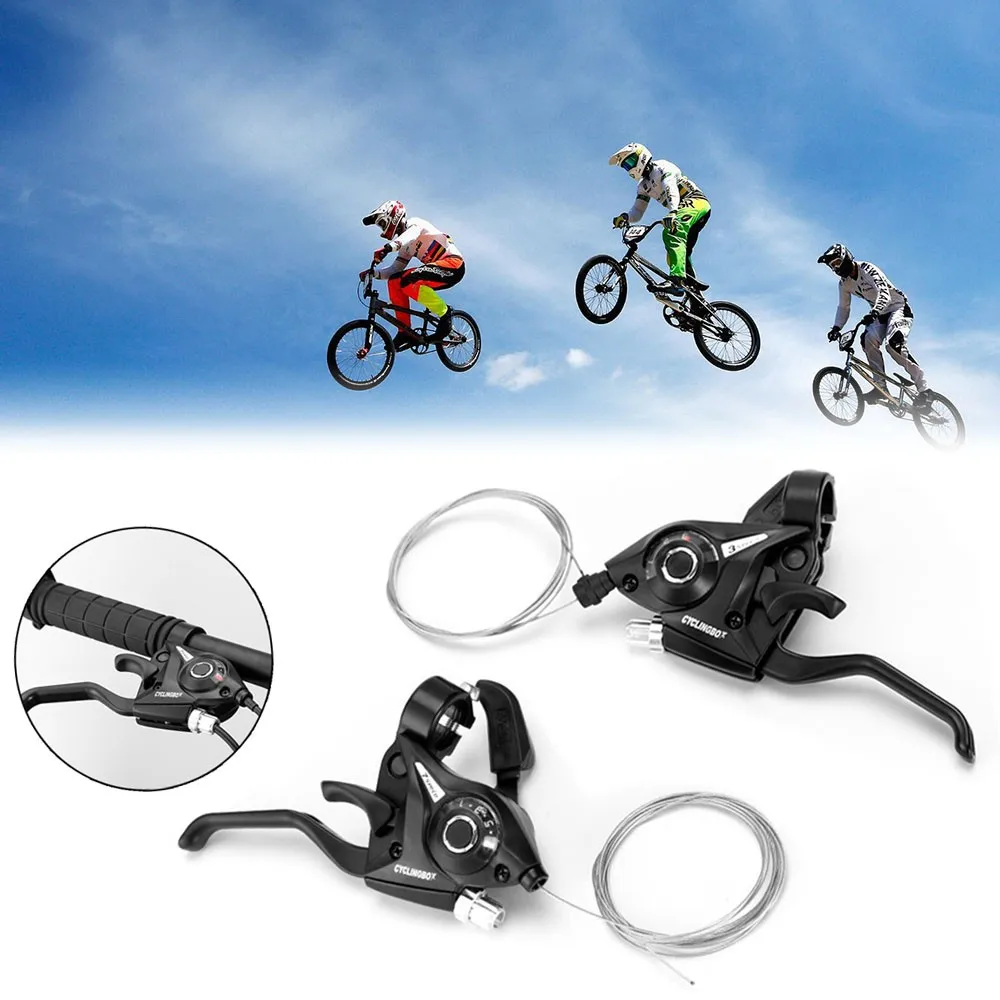 

Bicycle Bike Spare Parts For Bicycle Bicycle Rim Complete7/21Speed Shifter 3-Finger Gear Shifter Shifting Lever Transmission