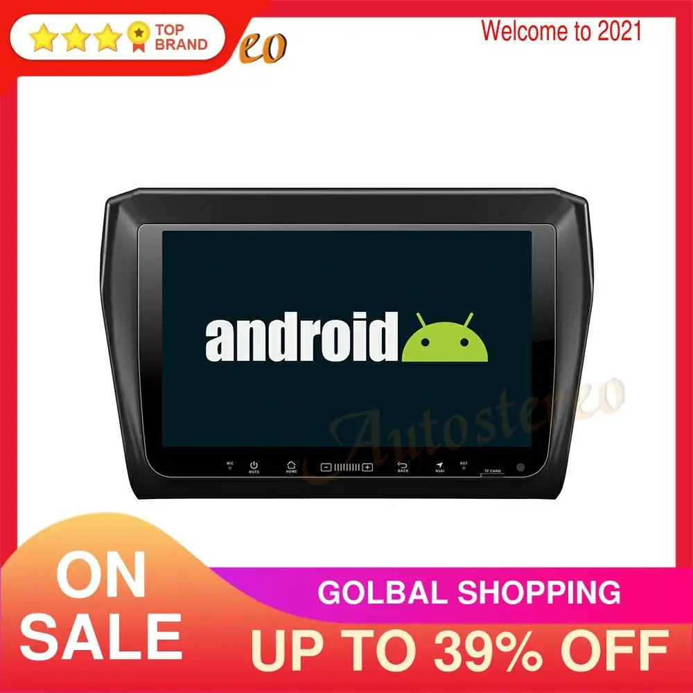 

Car Android 9 8 Core DSP GPS Navigation For Suzuki Swift 2017-2019 Auto Radio Stereo Head Unit Multimedia Player No DVD Player