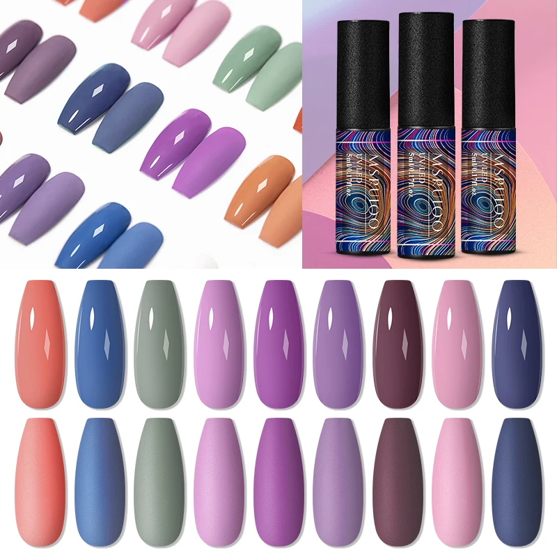 

MSRUIOO Nail Gel Polish Varnish Hybrid Manicure Semi Platinum Painting Uv Led Lamp Hybrid Lacquers Nails Gel Polish For Nail Art