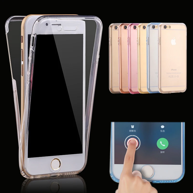

Luxury 360 Full Body Protection Case for iPhone 5 5S 6 6S 7 Plus Case for iPhone 8 8Plus X 10 Cases