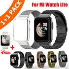 Металлический корпус для часов, браслет для Xiaomi Mi Watch Lite, ремешок из нержавеющей стали, браслет для Xiaomi Watch Lite, металлический ремешок на запястье