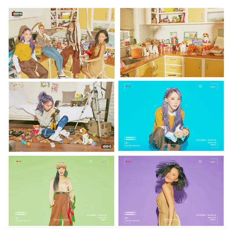 14 шт./компл. открытки Kpop Apink GFRIEND MAMAMOO Lomo украшения самодельные фотооткрытки веер