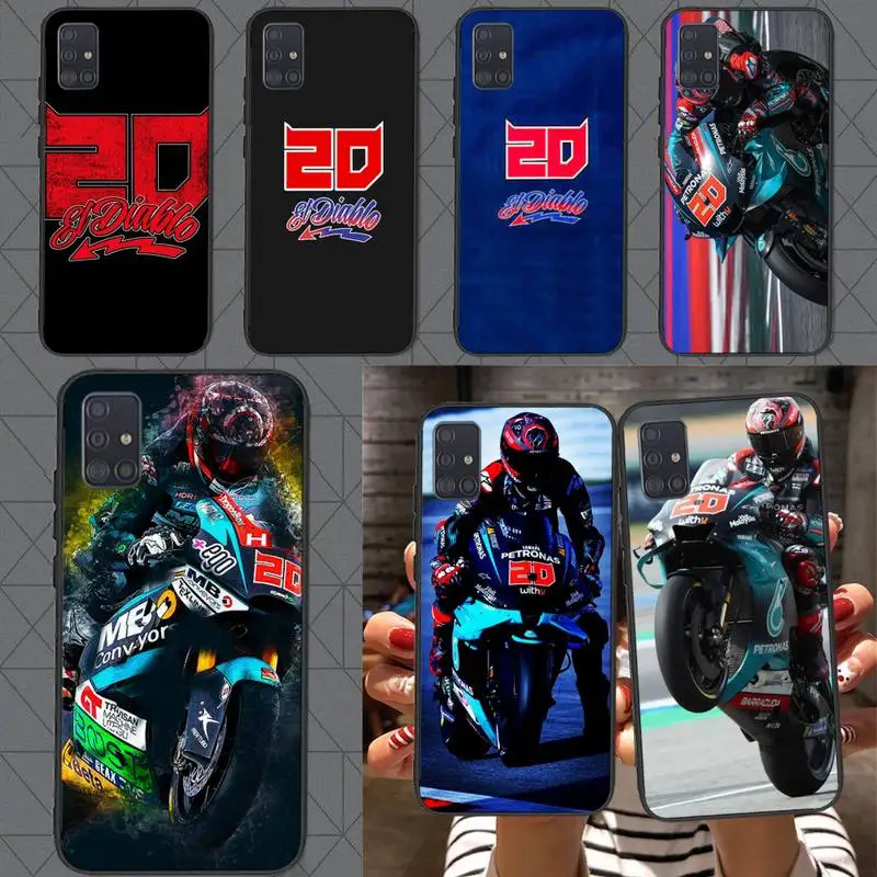 

Moto NO.20 Fabio Quartararo Phone Case for Samsung Galaxy J2 J4 J5 J6 J7 J8 Note5 7 8 9 10 20 prime plus lite ultra pro cover