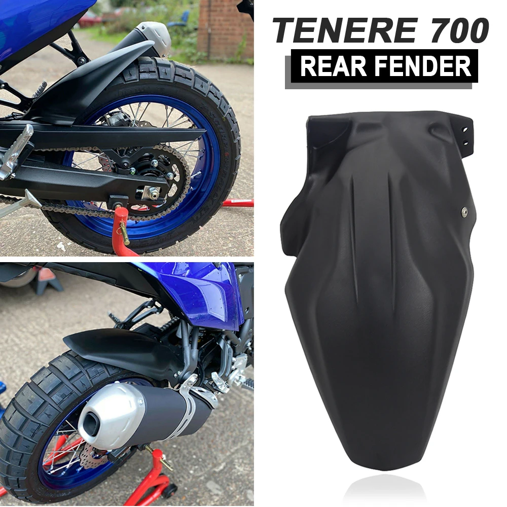 NEW For Yamaha Tenere 700 Tenere700 2019 2020 Rear Hugger Motorcycle Rear Fender Mudguard Tire Hugger Splash Guard