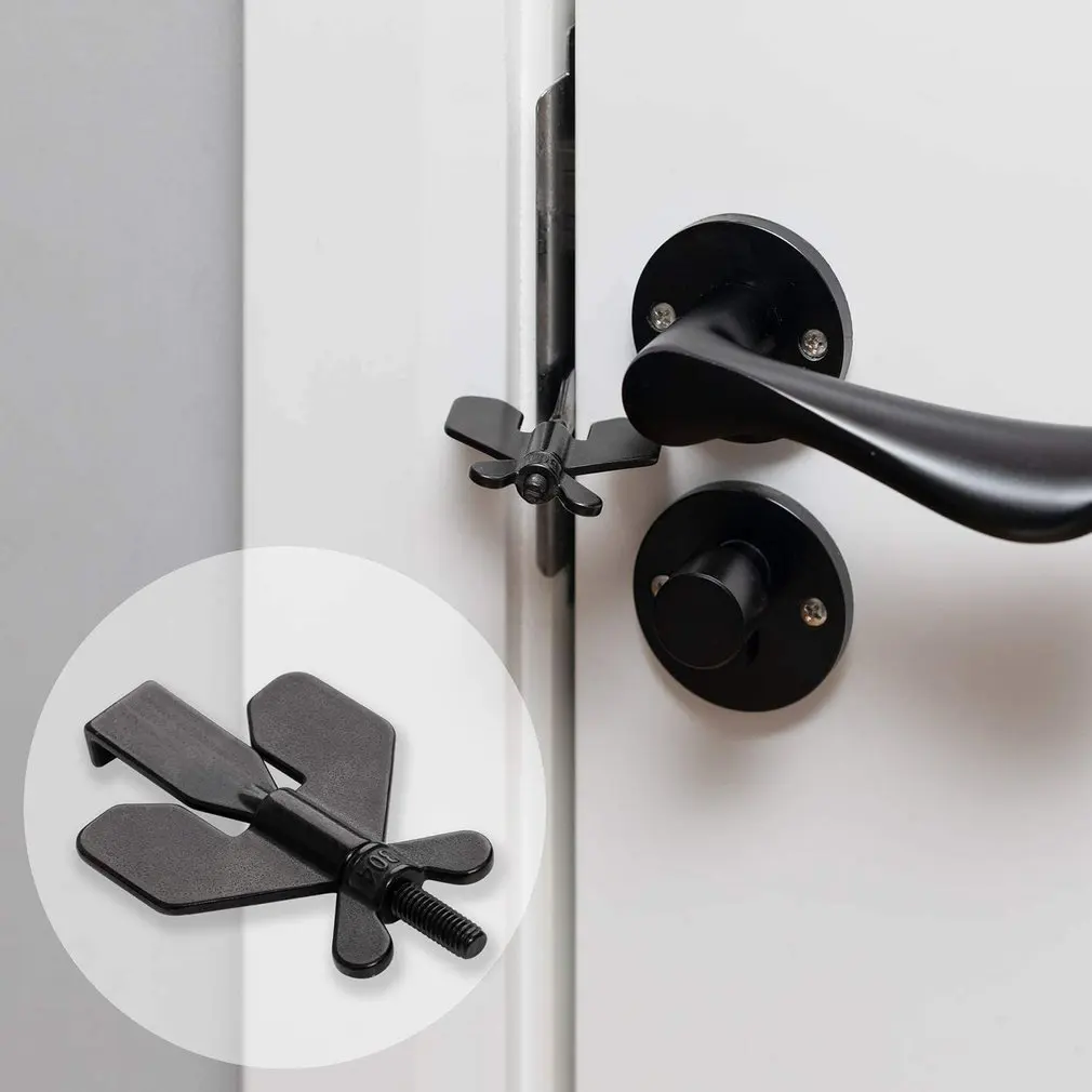 

Portable Hotel Door Lock Anti-Theft Door Stopper Safety Device Travel Accommodation Self-Defense Door Stop Home Safety Lock Door