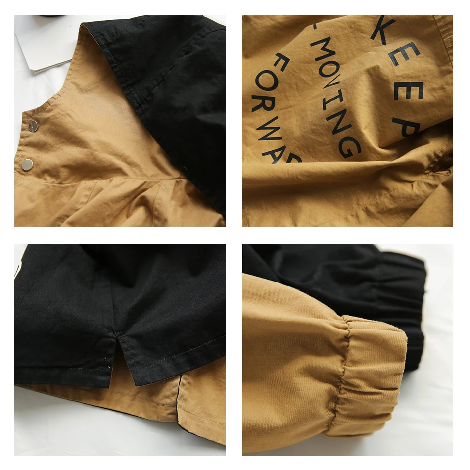 Детская ветровка для мальчиков и девочек двусторонняя верхняя одежда с