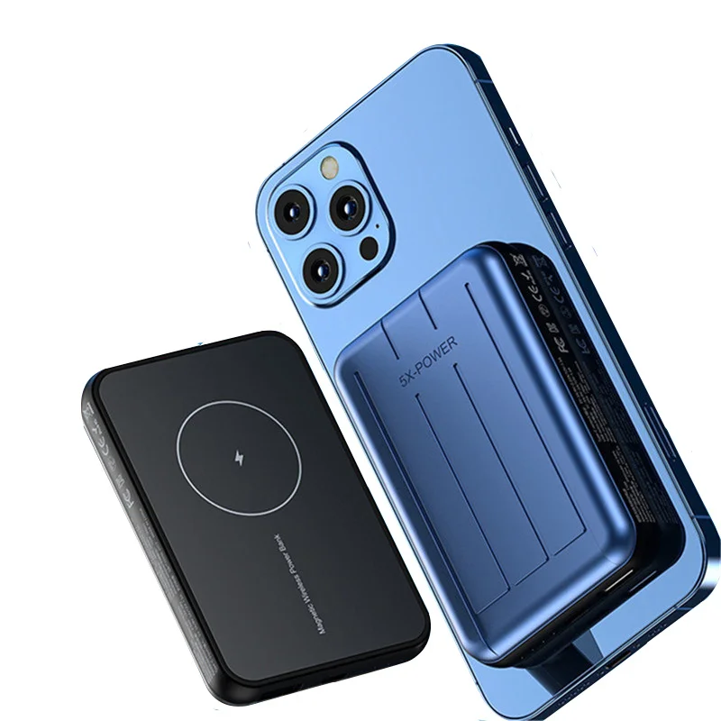 

Portable Magnetic Wireless Mini Power Bank 15W Fast Charger For iPhone 13 12 13Pro 12Pro Max 10000mAh External Auxiliary Battery
