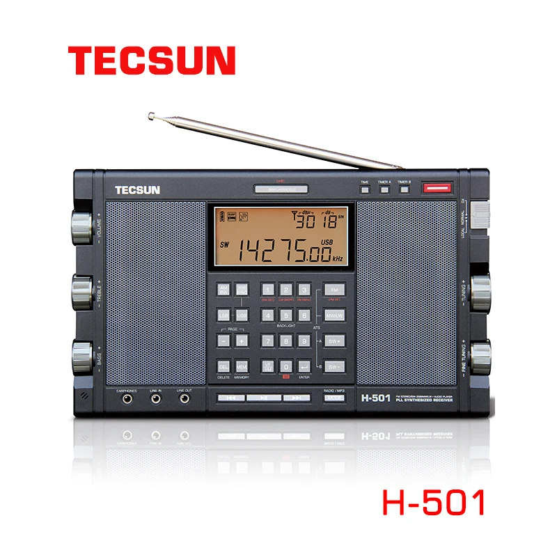 Портативная bluetooth Колонка Tecsun H-501 с двумя динамиками FM-радио SSB H501 | Электроника