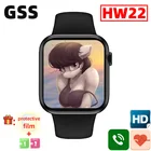 Смарт-часы HW22 для мужчин и женщин, фитнес-часы с поддержкой Bluetooth, звонков, ЭКГ, 1,75 дюйма, для IOS, xiaomi PK FK88, W66, HW12, W26