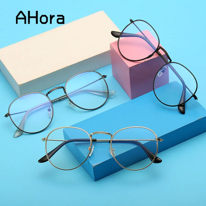 

Ahora Retro Oval Reading Glasses Small Frame Alloy Prebyopia Spectacles Eyeglasses Reader Eyewear With Diopter+1.0to+4.0 Unisex