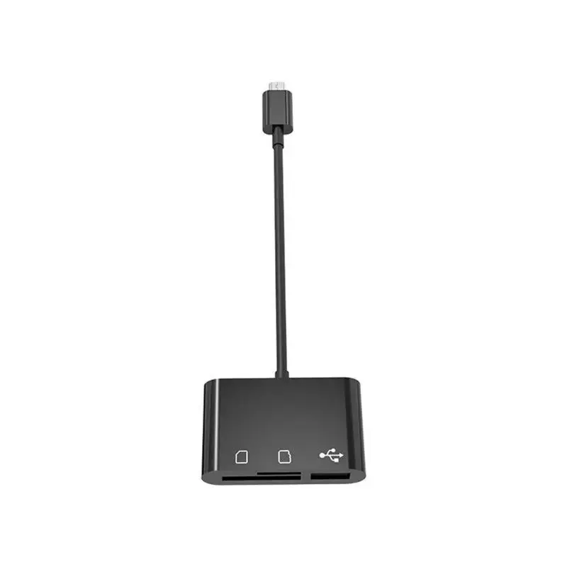 Multi-function 3 in 1 Micro USB Card Reader Adapter Support for SD/TF Phone Mouse Camera Flash Drive |