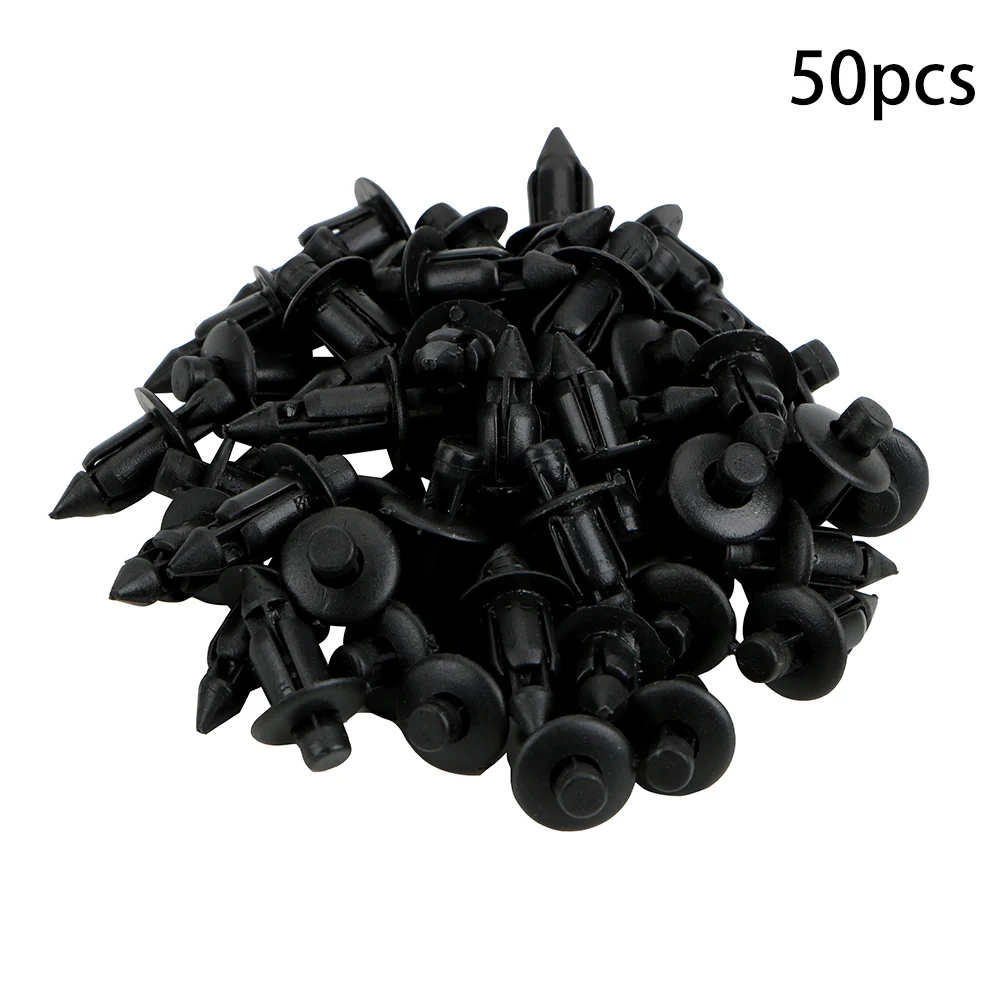 

Retainer Clips Plastic Rivet Auto Fastener 50Pcs/set For Toyota Lexus 7mm Hole Door Trim Panel Clips