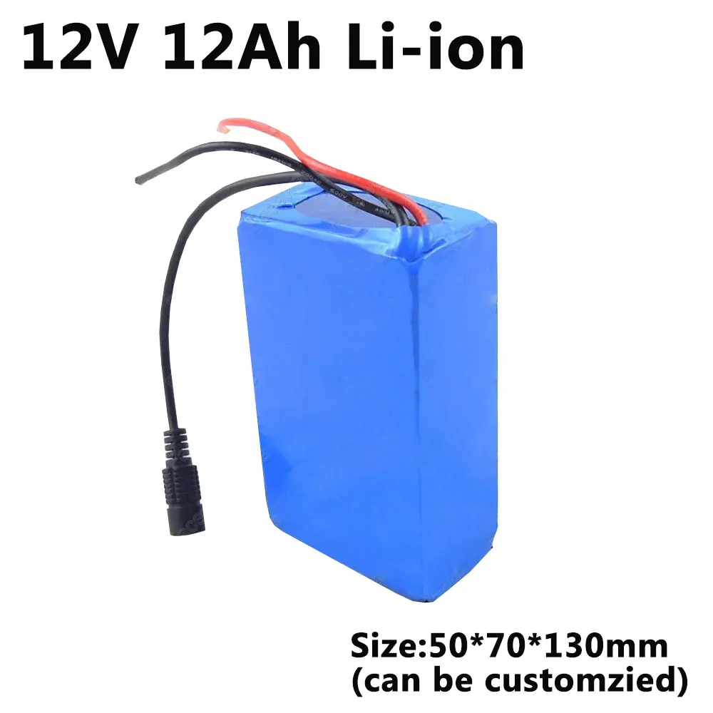 GTK 12V 12Ah литий ионный аккумулятор с BMS для 200w светильник ночного рынка